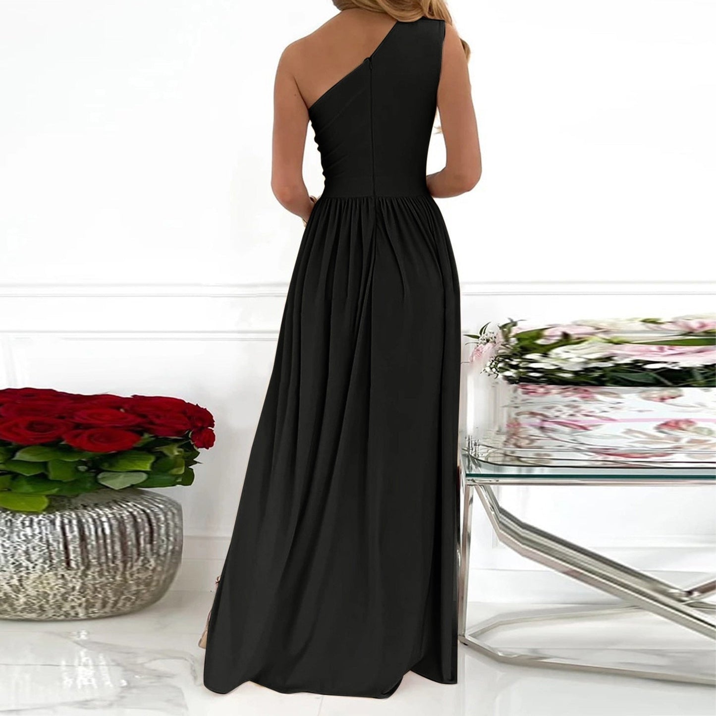 Funki Findz | Dresses | Women's One Shoulder Cocktail Dresses