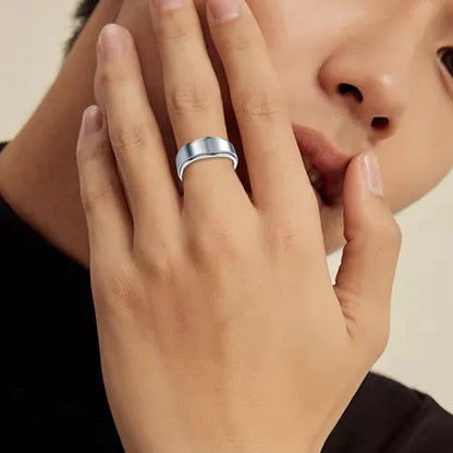 Funki Findz | Rings | Unisex Rotating Spinner Wedding Band 1Pc