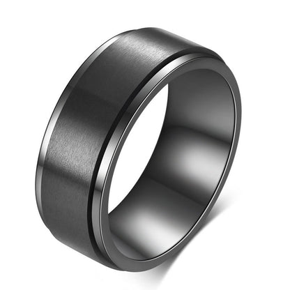Funki Findz | Rings | Unisex Rotating Spinner Wedding Band 1Pc