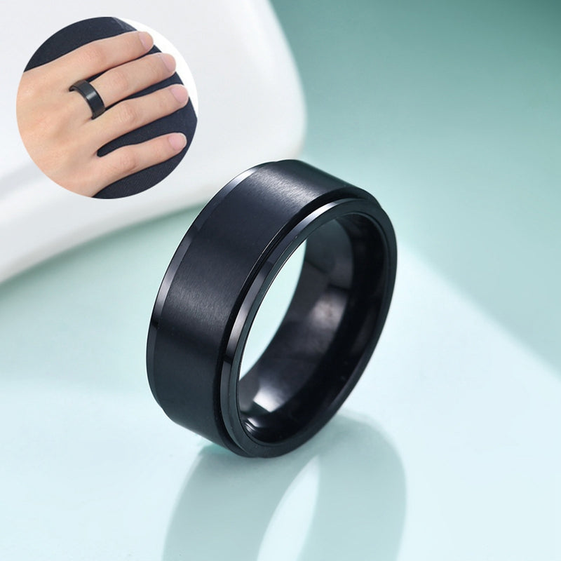 Funki Findz | Rings | Unisex Rotating Spinner Wedding Band 1Pc
