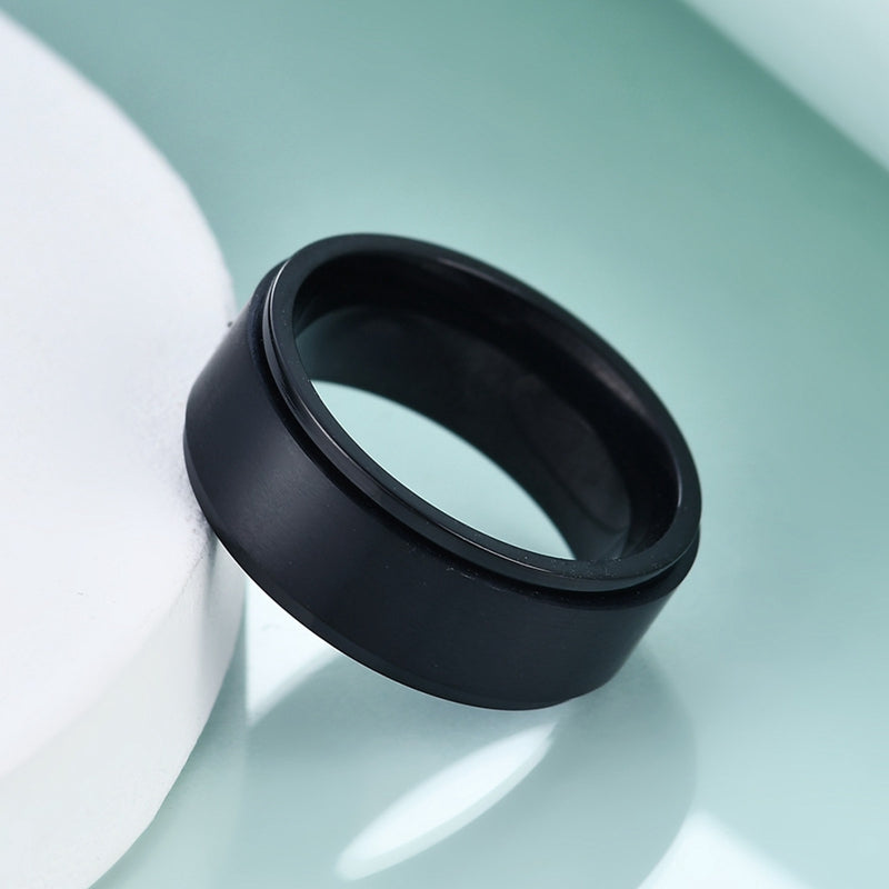 Funki Findz | Rings | Unisex Rotating Spinner Wedding Band 1Pc