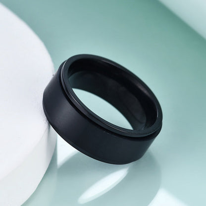 Funki Findz | Rings | Unisex Rotating Spinner Wedding Band 1Pc