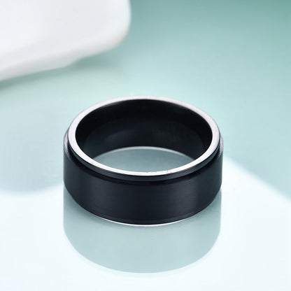 Funki Findz | Rings | Unisex Rotating Spinner Wedding Band 1Pc