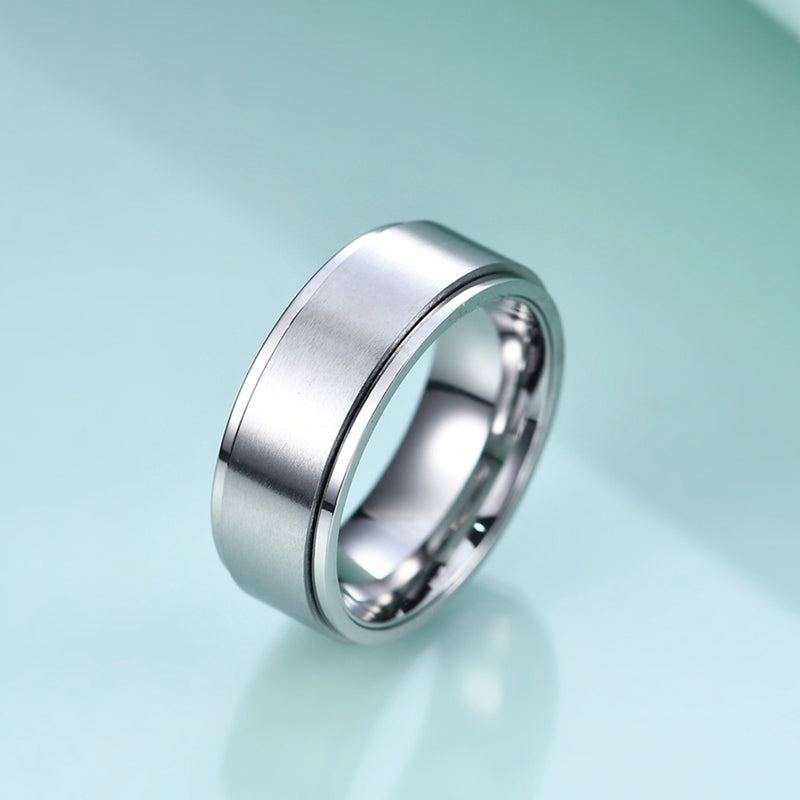 Funki Findz | Rings | Unisex Rotating Spinner Wedding Band 1Pc