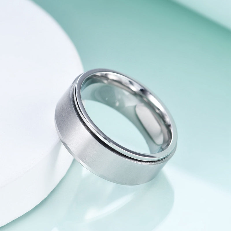 Funki Findz | Rings | Unisex Rotating Spinner Wedding Band 1Pc
