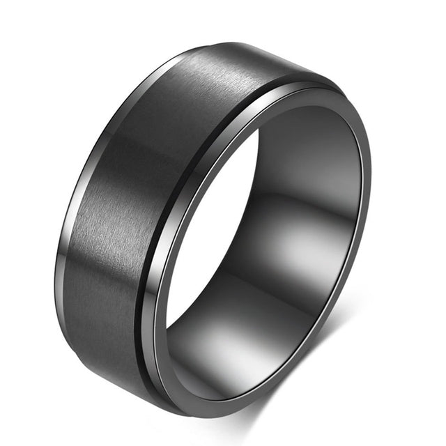 Funki Findz | Rings | Unisex Rotating Spinner Wedding Band 1Pc