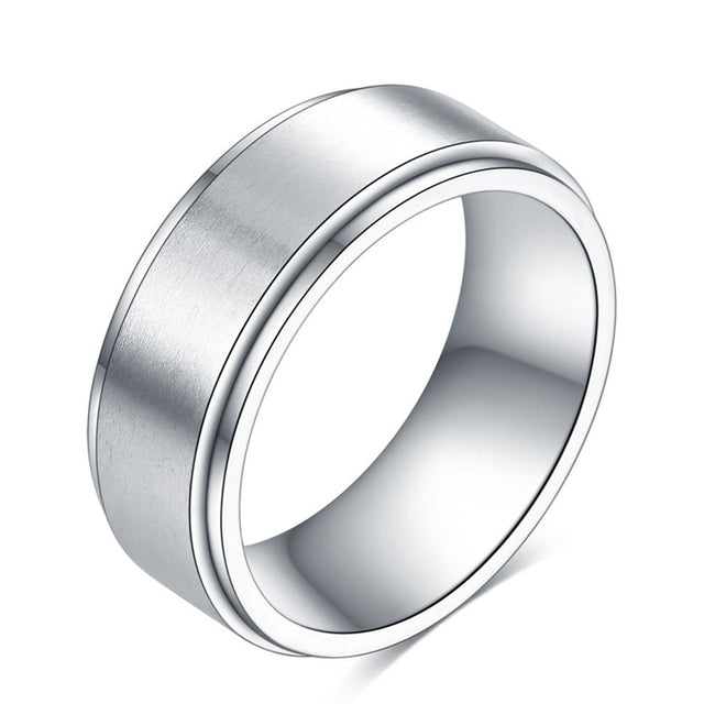 Funki Findz | Rings | Unisex Rotating Spinner Wedding Band 1Pc