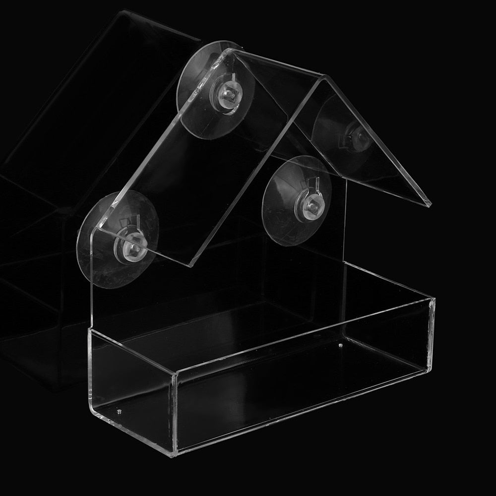 Funki Findz | Pet Feeders | Clear Window Bird Feeder
