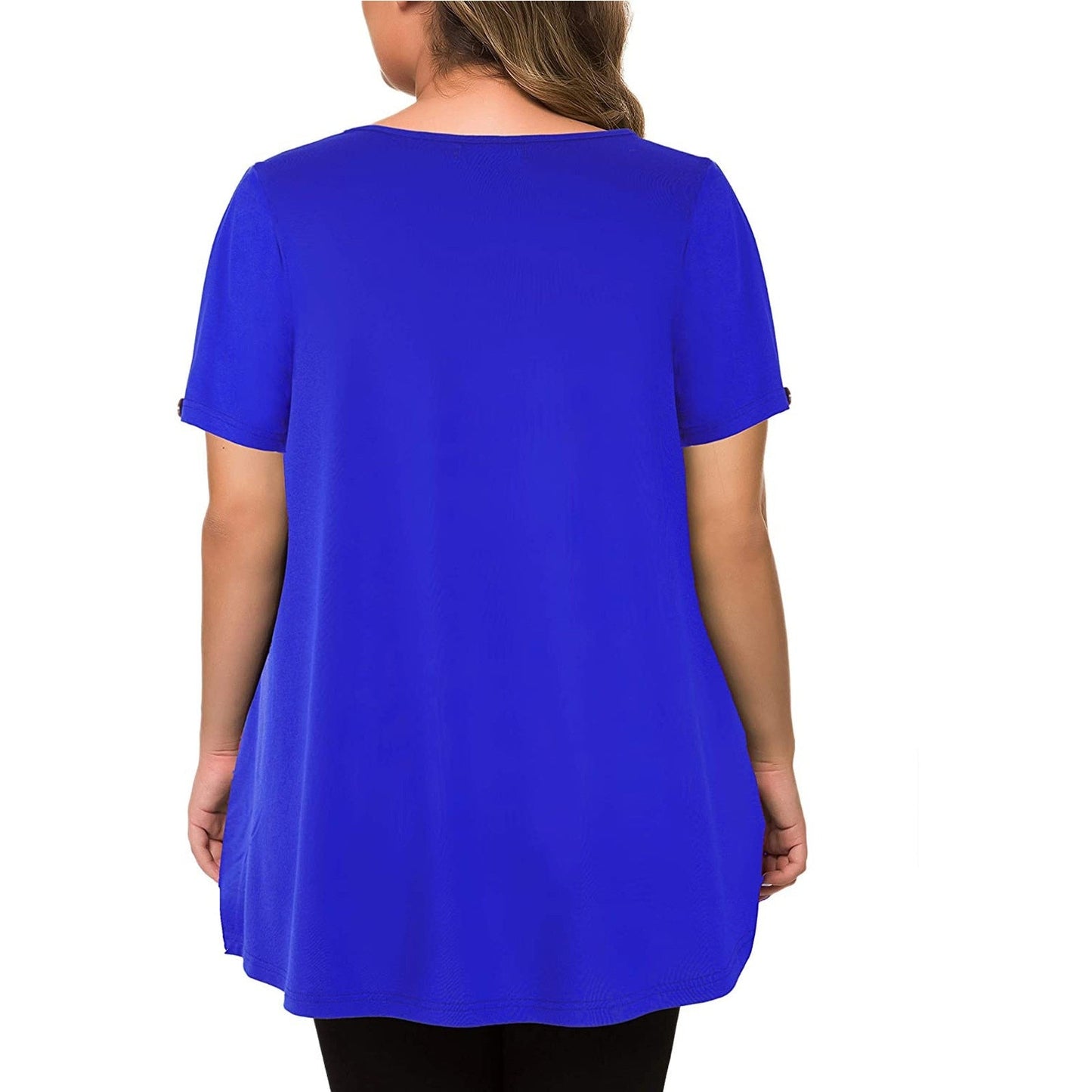 Funki Findz | Shirts | Women's Solid Color Casual Short Sleeve T-Shirt
