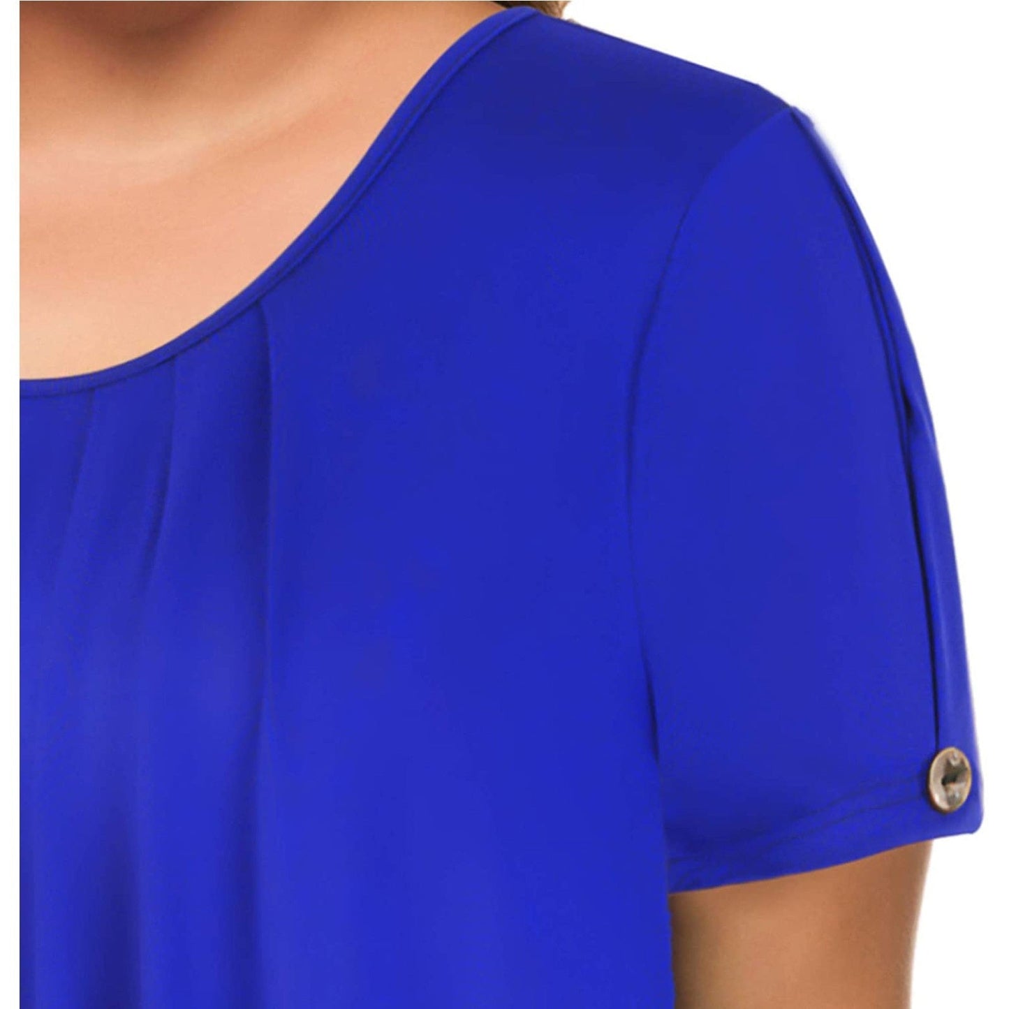Funki Findz | Shirts | Women's Solid Color Casual Short Sleeve T-Shirt
