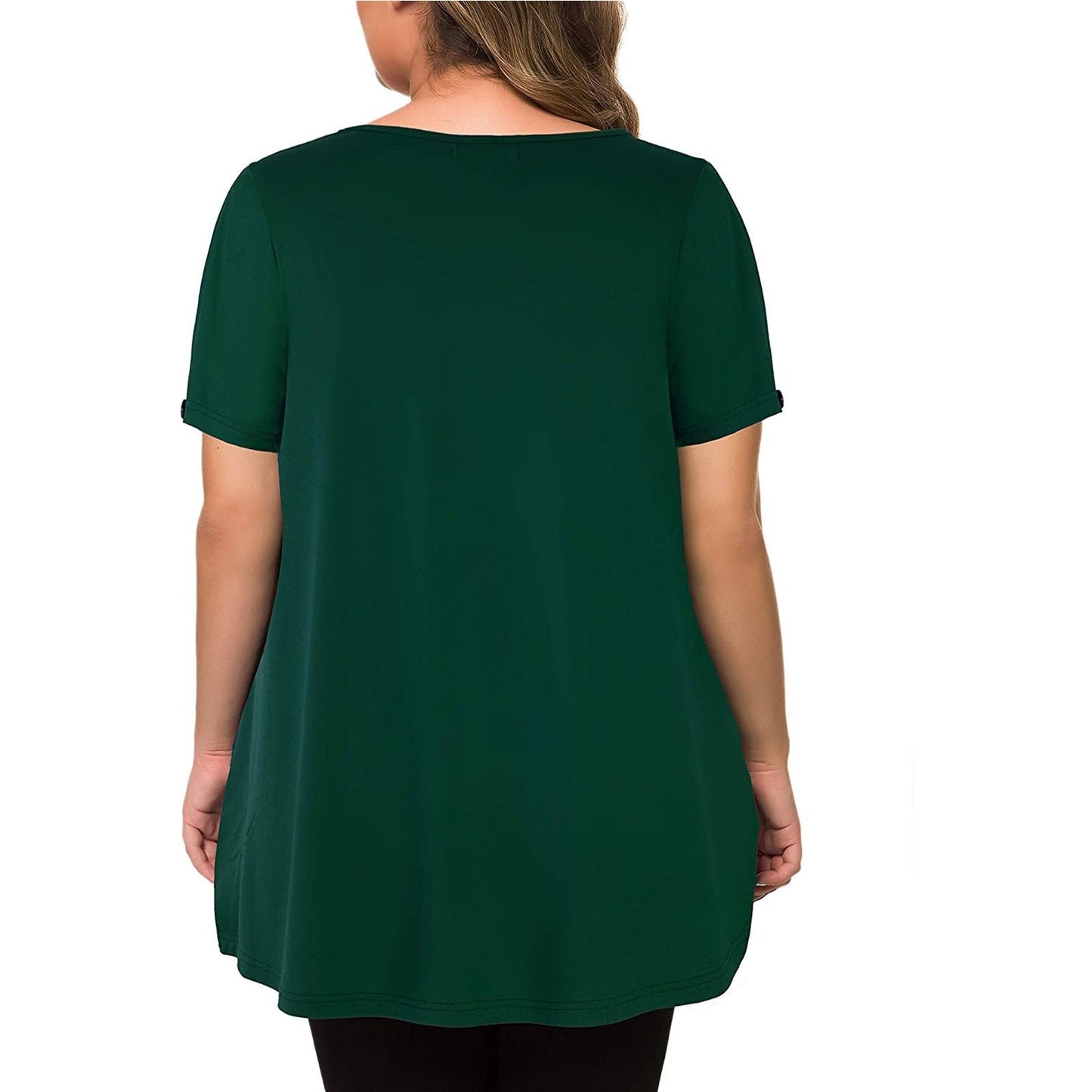 Funki Findz | Shirts | Women's Solid Color Casual Short Sleeve T-Shirt