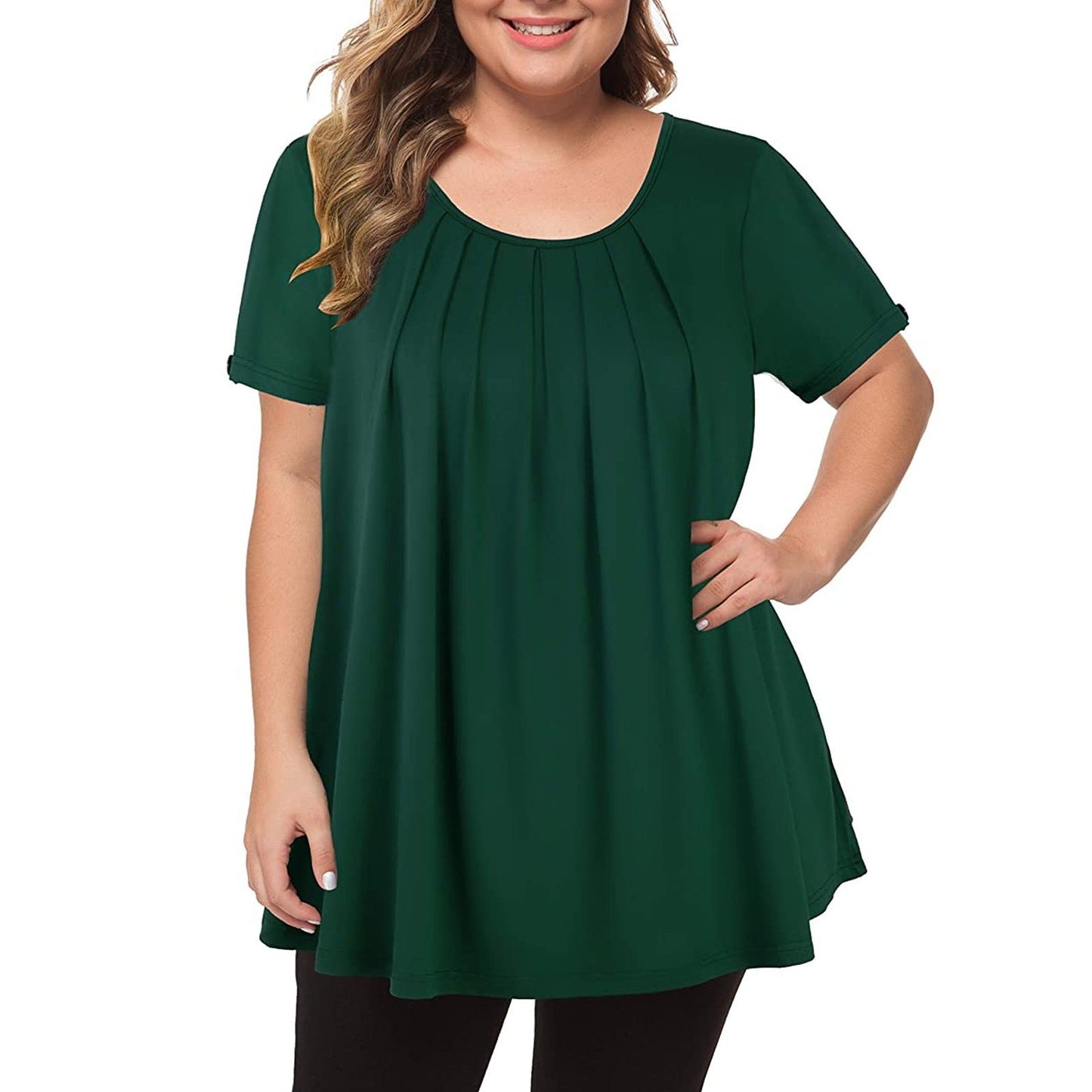 Funki Findz | Shirts | Women's Solid Color Casual Short Sleeve T-Shirt