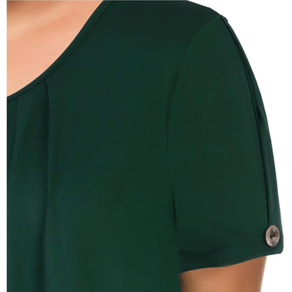 Funki Findz | Shirts | Women's Solid Color Casual Short Sleeve T-Shirt