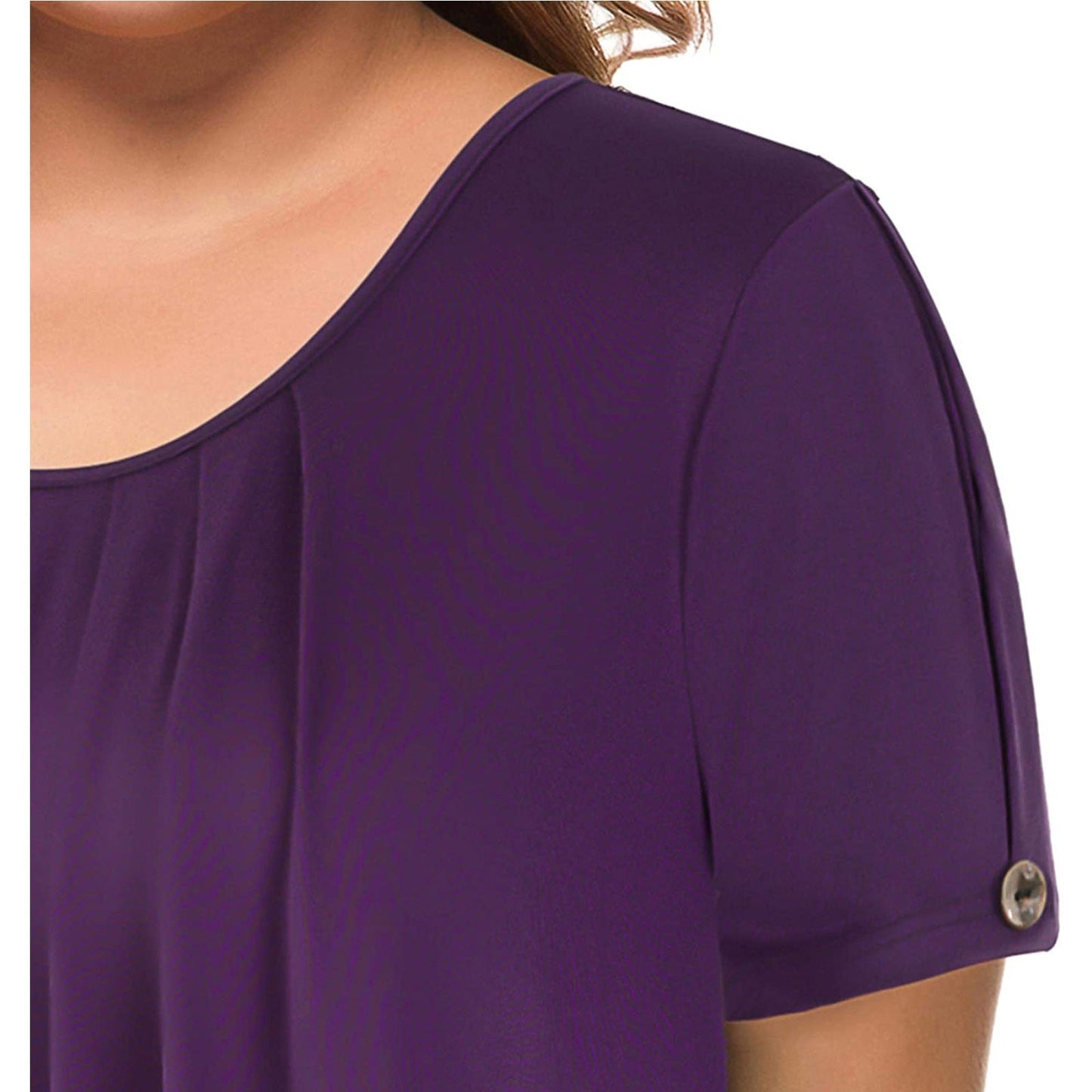 Funki Findz | Shirts | Women's Solid Color Casual Short Sleeve T-Shirt