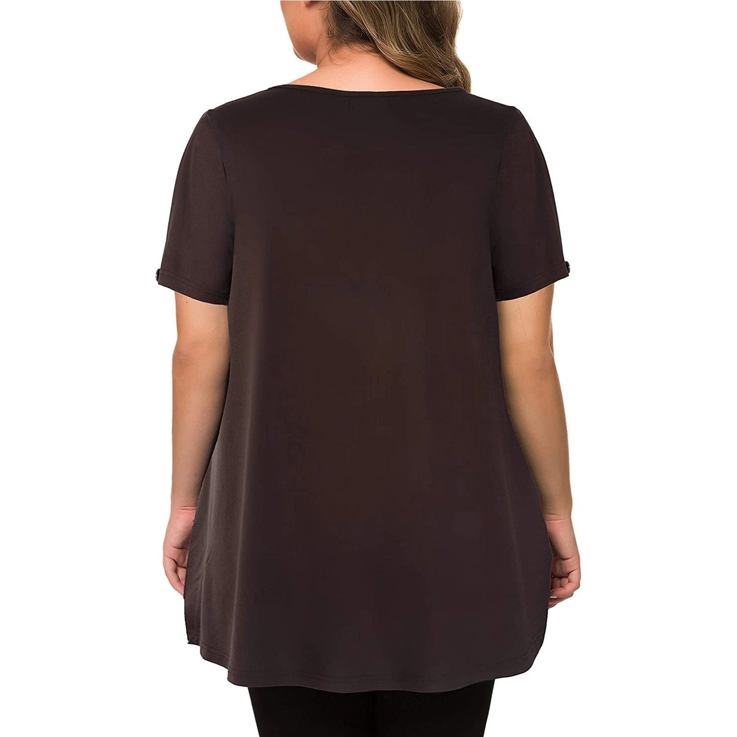 Funki Findz | Shirts | Women's Solid Color Casual Short Sleeve T-Shirt