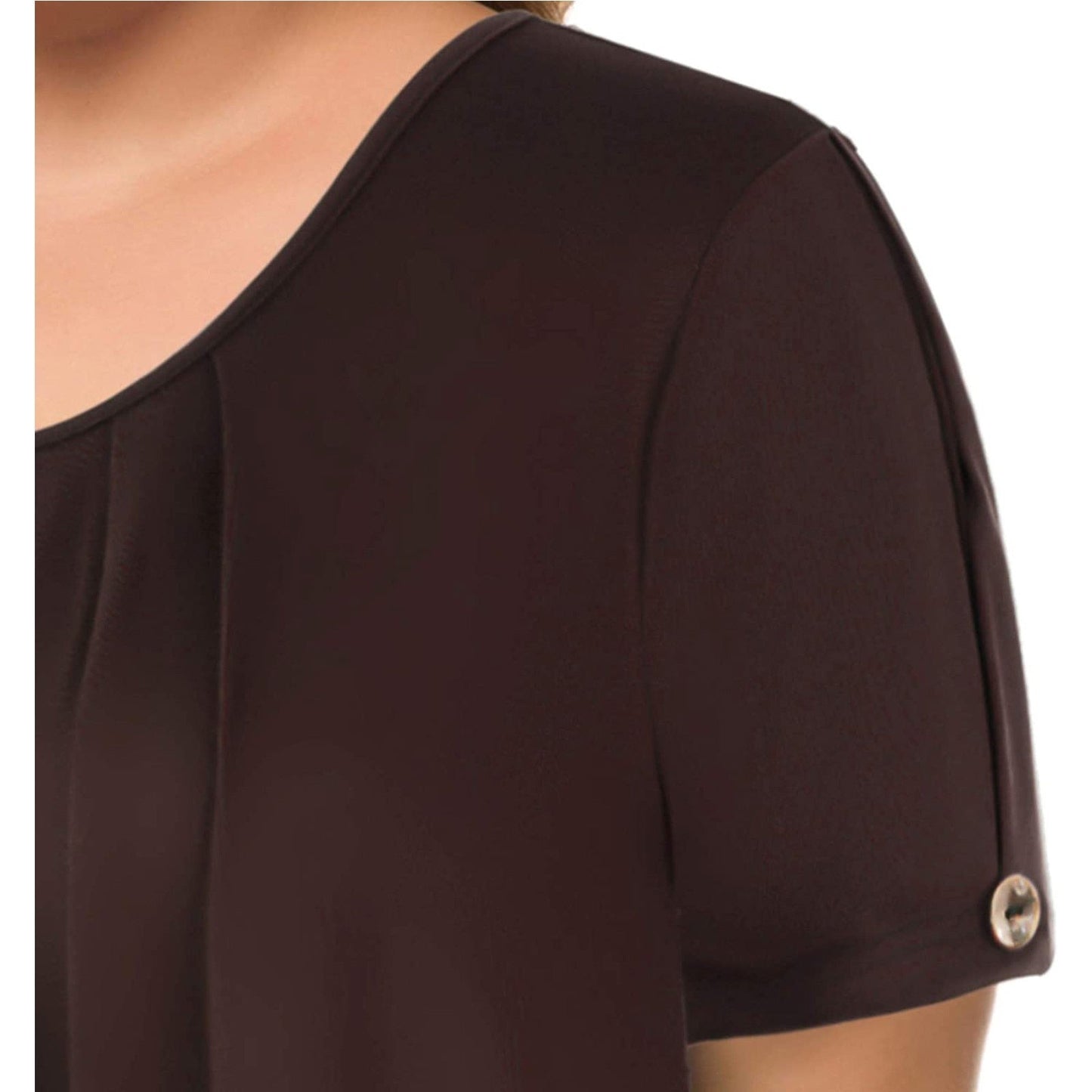 Funki Findz | Shirts | Women's Solid Color Casual Short Sleeve T-Shirt