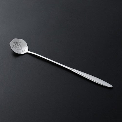 Funki Findz | Spoons |  Flower Spoons | Long Handle Spoons 4Pc