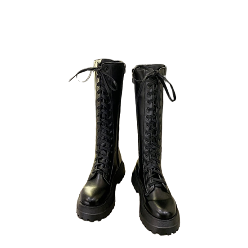 Funki Findz | Boots | Women's Lace Up Chunky Gothic Boots