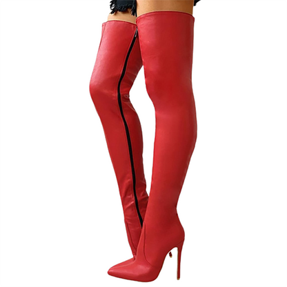 Funki Findz | Boots | Women's Above Knee High Stiletto Boots