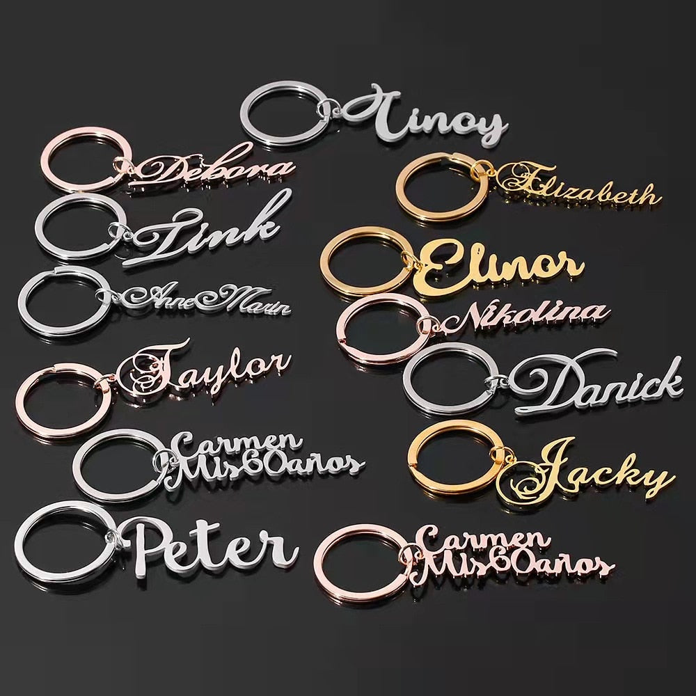 Funki Findz | Keychains | Personalized Custom Name Keyrings