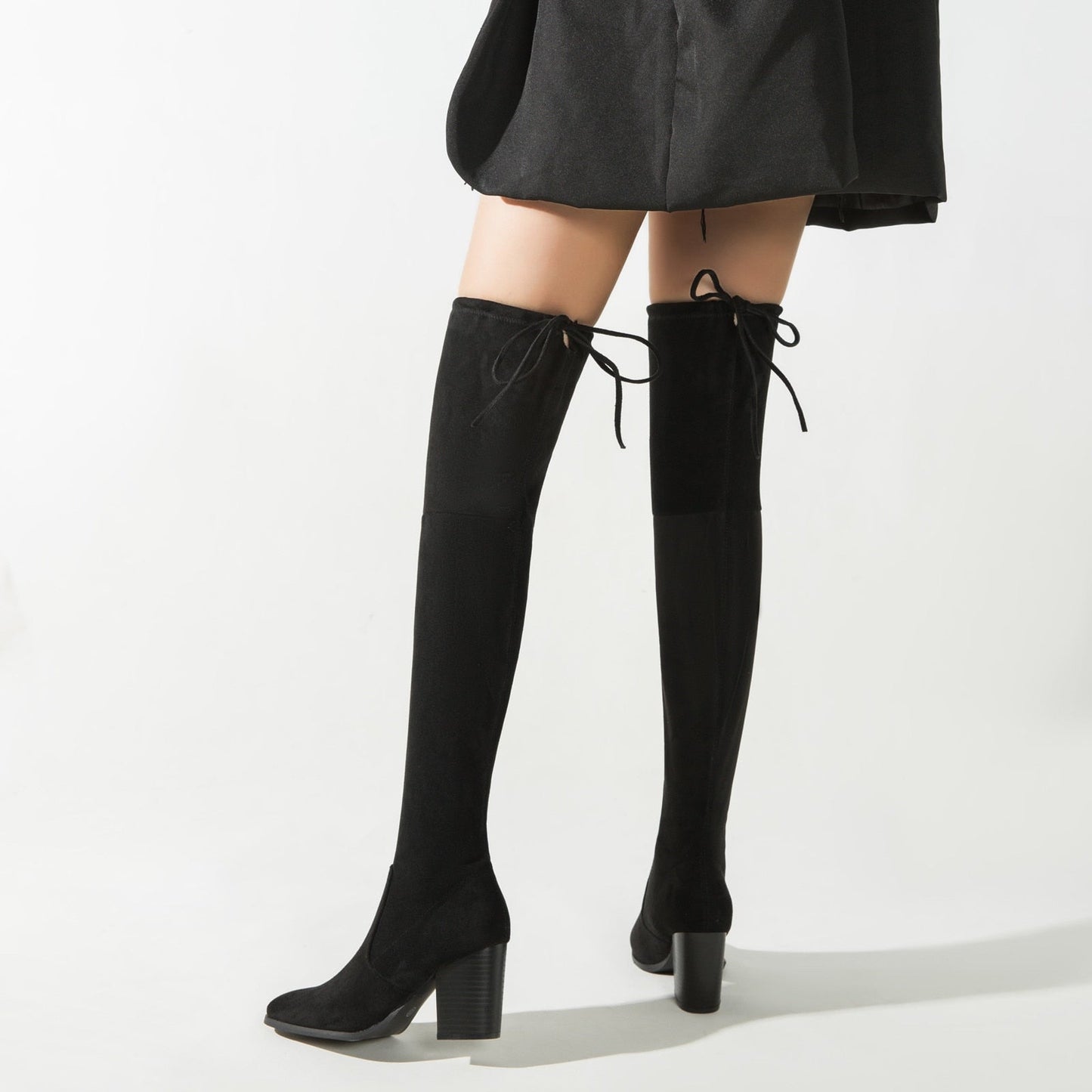 Funki Findz | Boots | Women's Thigh High Block Heel Boots 4|6|8