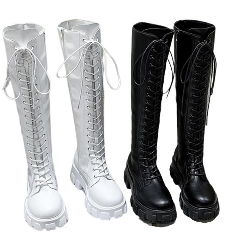 Funki Findz | Boots | Women's Knee High Platform Knights Boots