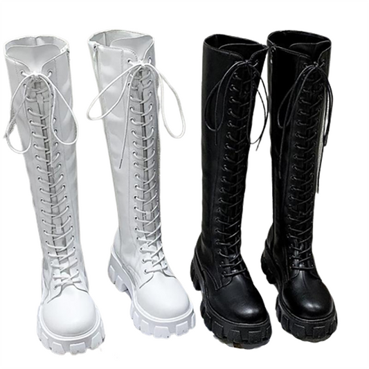 Funki Findz | Boots | Women's Knee High Platform Knights Boots