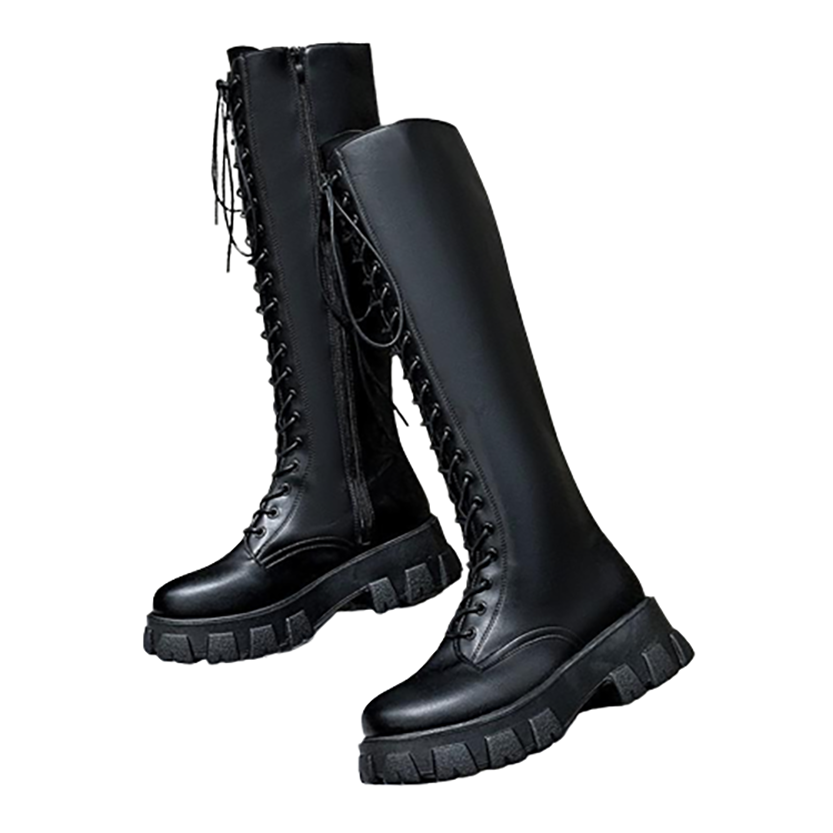 Funki Findz | Boots | Women's Knee High Platform Knights Boots