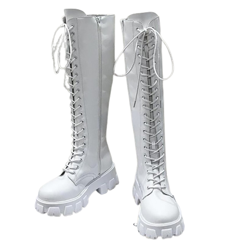 Funki Findz | Boots | Women's Knee High Platform Knights Boots