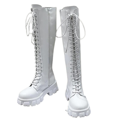 Funki Findz | Boots | Women's Knee High Platform Knights Boots