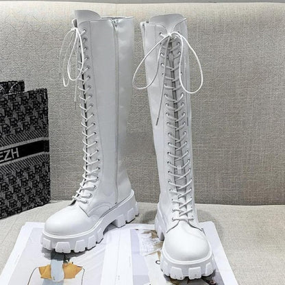 Funki Findz | Boots | Women's Knee High Platform Knights Boots