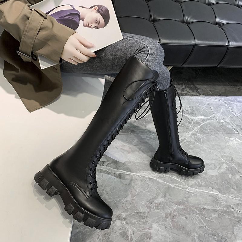 Funki Findz | Boots | Women's Knee High Platform Knights Boots
