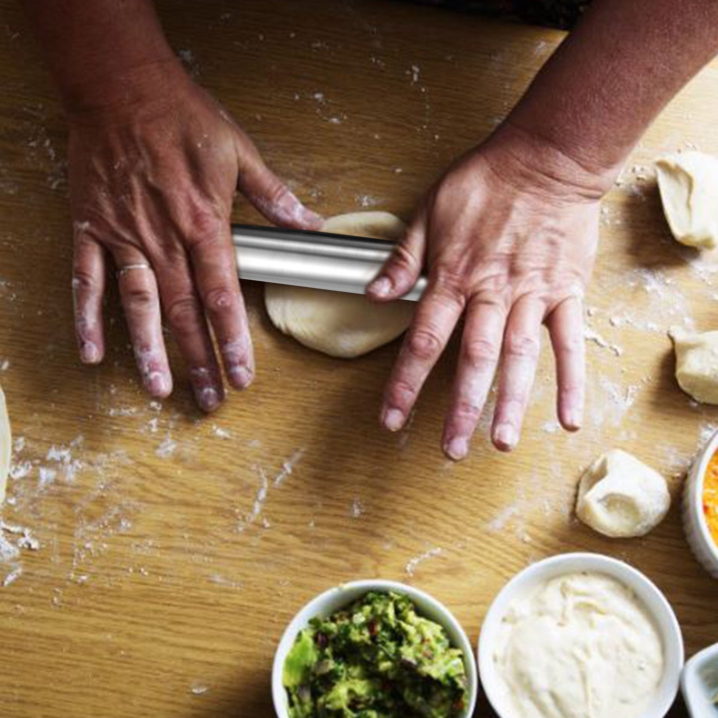 Funki Findz | Rolling Pins | Stainless Steel Rolling | Baking Tools