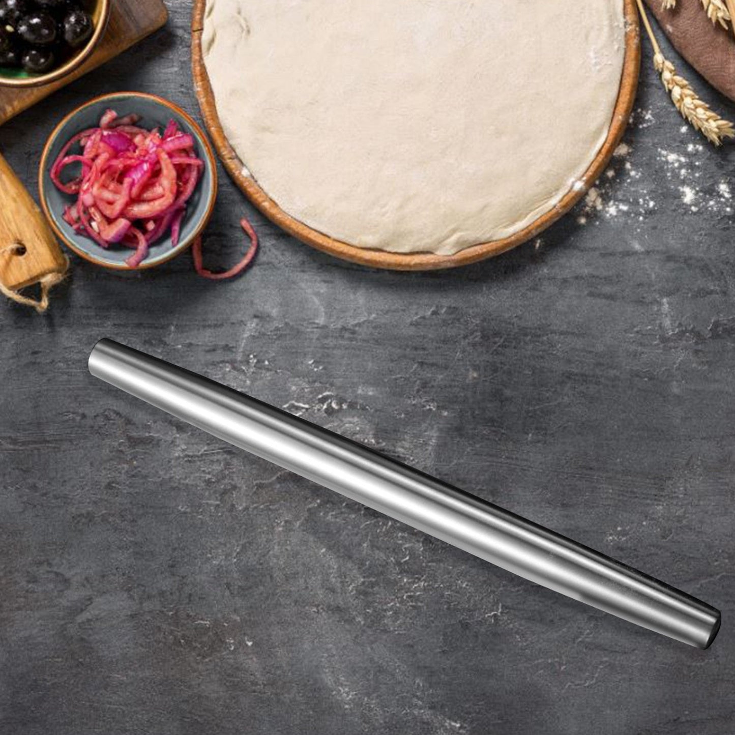 Funki Findz | Rolling Pins | Stainless Steel Rolling | Baking Tools