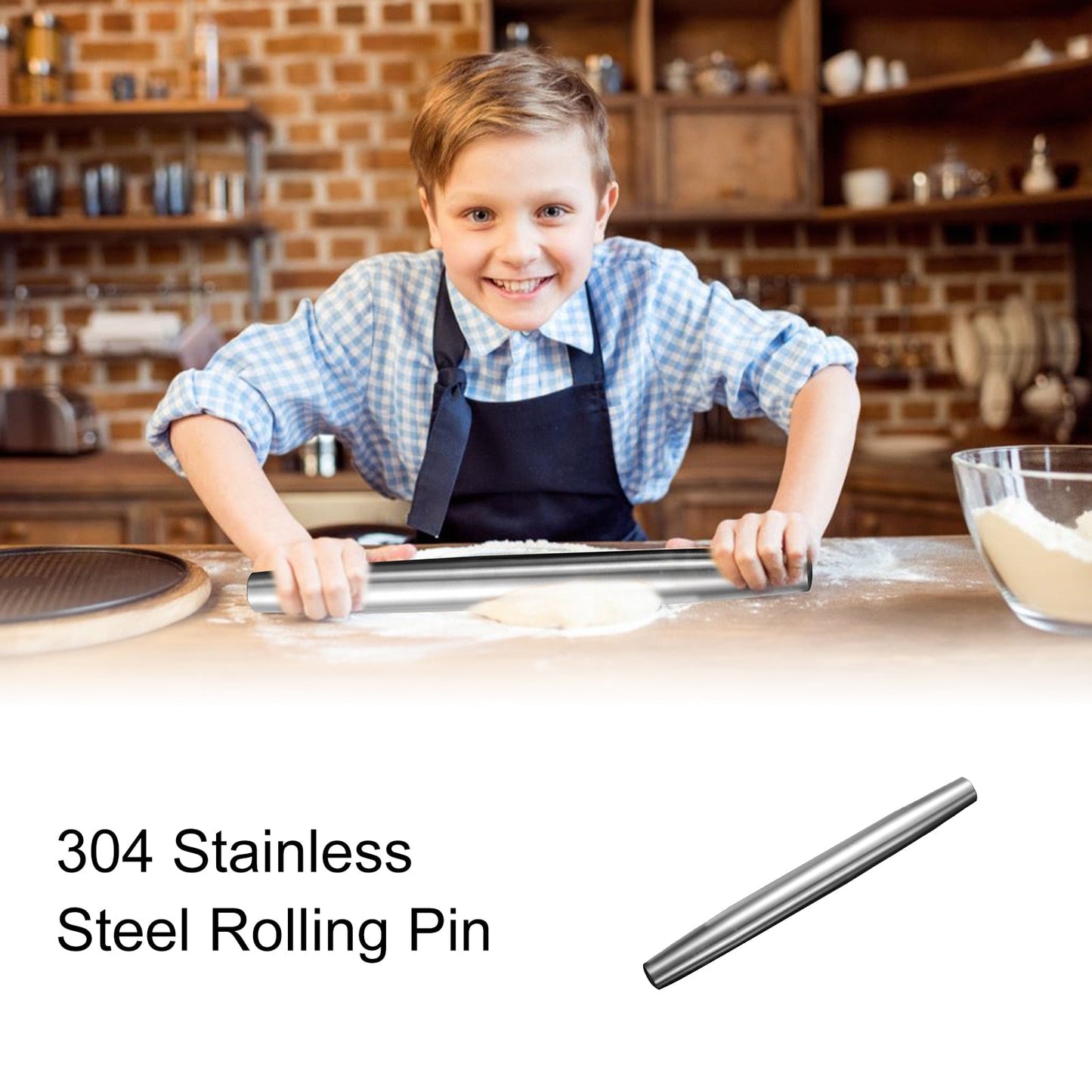 Funki Findz | Rolling Pins | Stainless Steel Rolling | Baking Tools