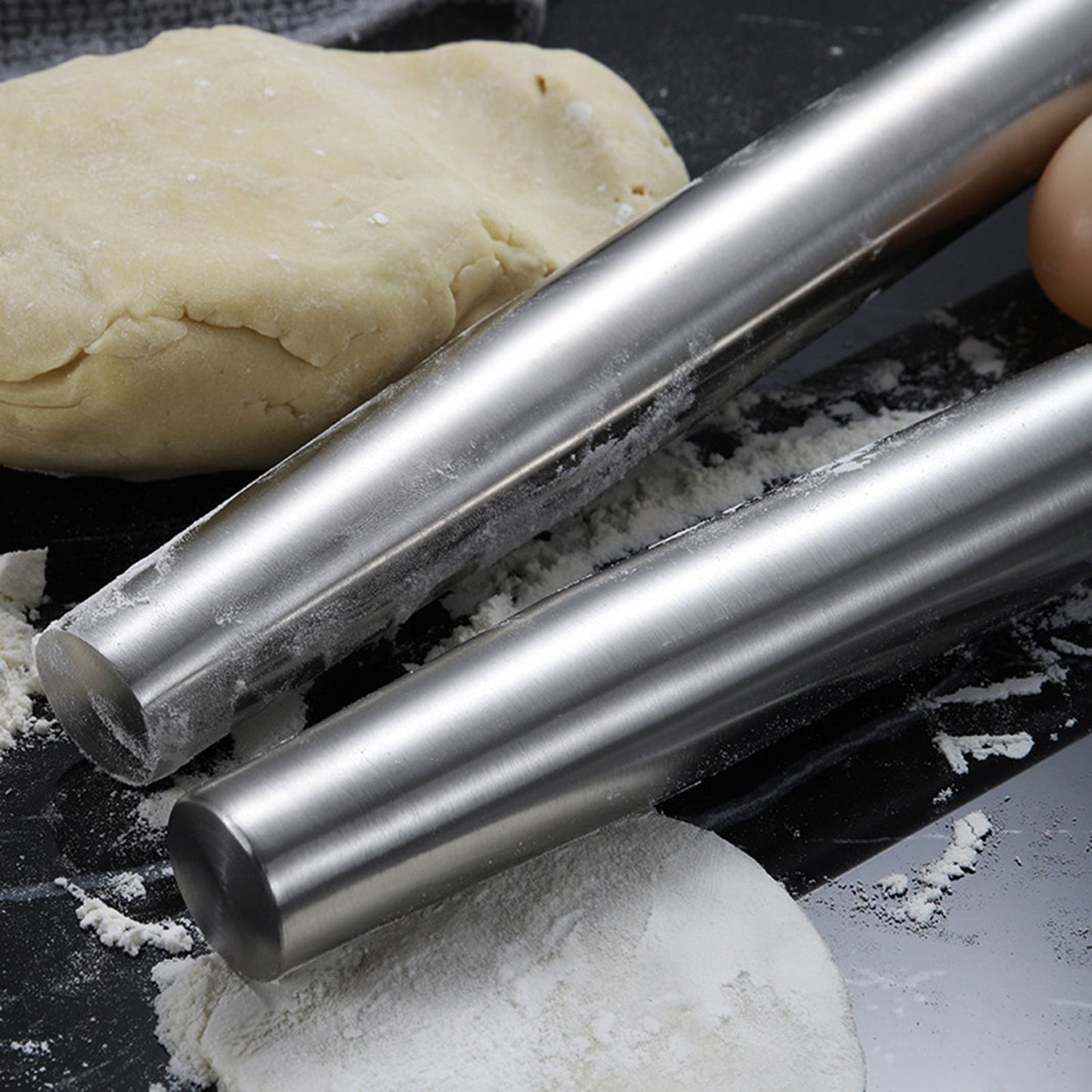 Funki Findz | Rolling Pins | Stainless Steel Rolling | Baking Tools