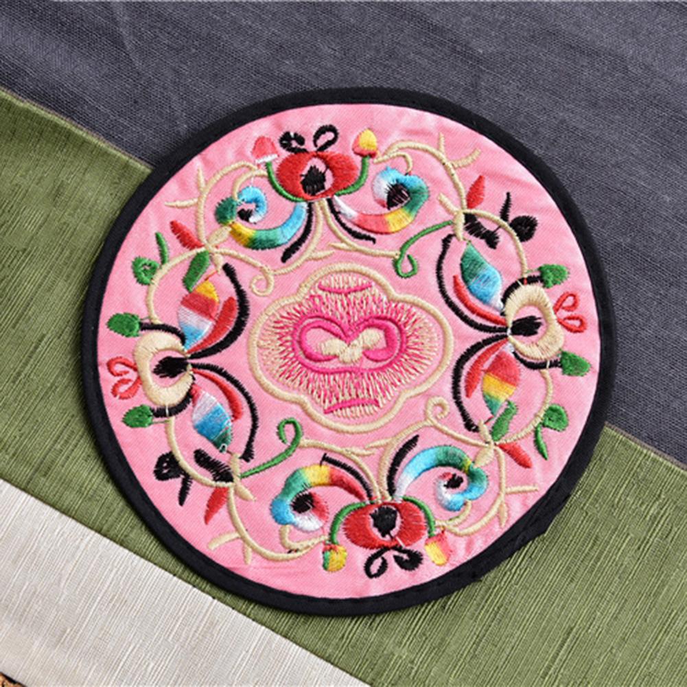Funki Findz | Coasters | Chinese Floral Embroidered Mats 10 Pcs