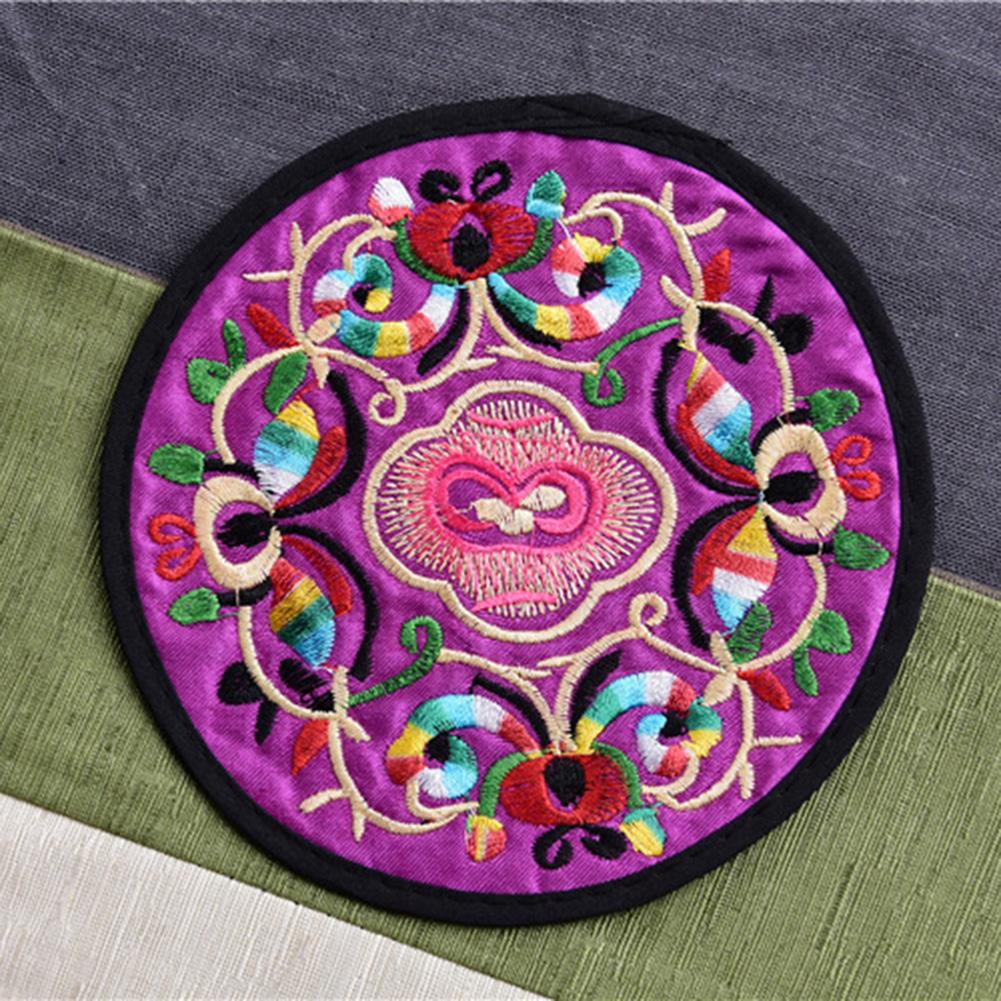 Funki Findz | Coasters | Chinese Floral Embroidered Mats 10 Pcs