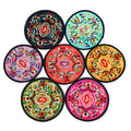 Funki Findz | Coasters | Chinese Floral Embroidered Mats 10 Pcs