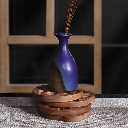 Funki Findz | Coasters | Natural Lotus Root Wood Drink Mats 6 Pcs