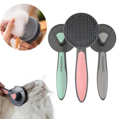 Funki Findz | Pet Brushes | Cat Dog Comb Pop Out Self Cleaning