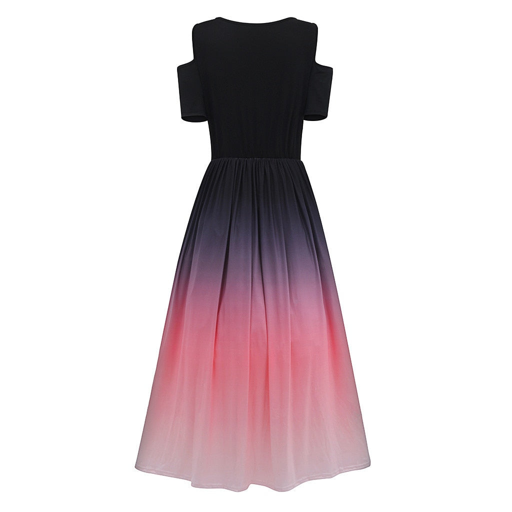 Funki Findz | Dresses | Women's Plus Size Prom Gradient Dress