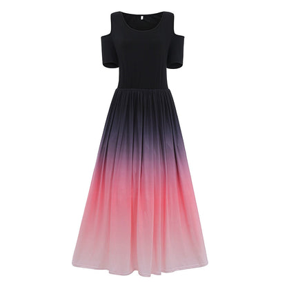 Funki Findz | Dresses | Women's Plus Size Prom Gradient Dress