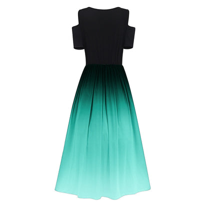 Funki Findz | Dresses | Women's Plus Size Prom Gradient Dress