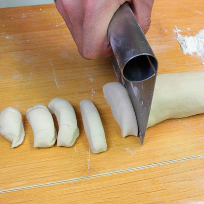 Funki Findz | Cooking Scrapers | Stainless Steel Dough Cutter
