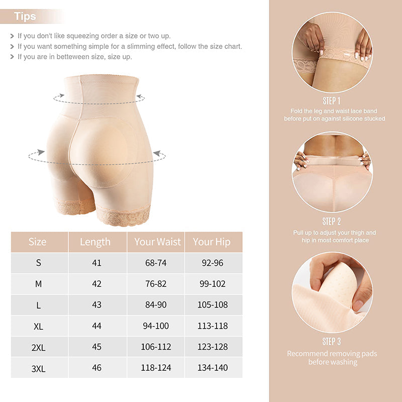 Funki Findz | Shapewear | Women's Padded Push Up Panties