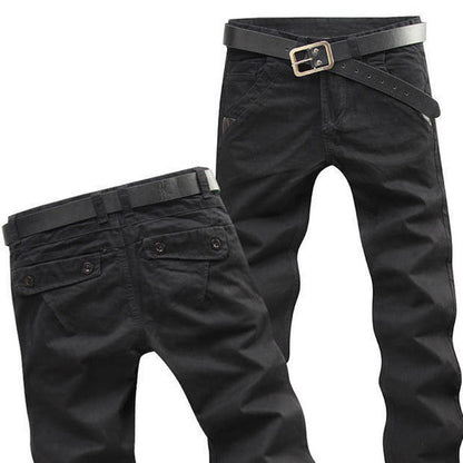 Funki Findz | Pants | Men's Slim Fit Cargo Pant Mid-Waist Jeans