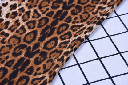 Funki Findz | Pants | Women's Leopard Print Stretch Flared Pants