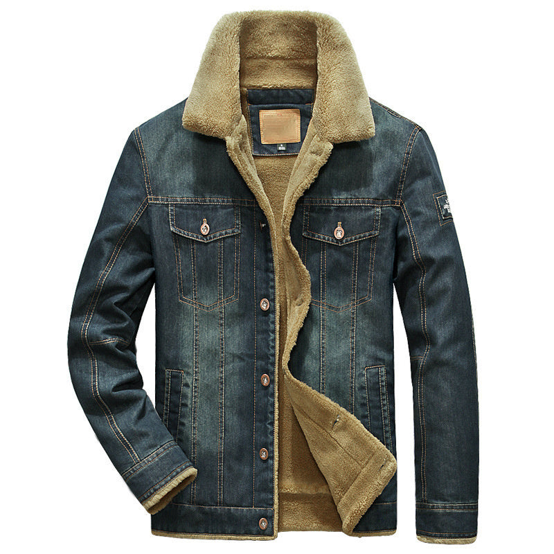 Funki Findz | Jackets | Men's Fleece Denim Trucker Jackets