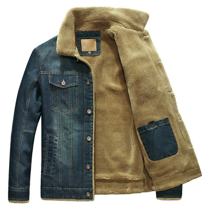 Funki Findz | Jackets | Men's Fleece Denim Trucker Jackets